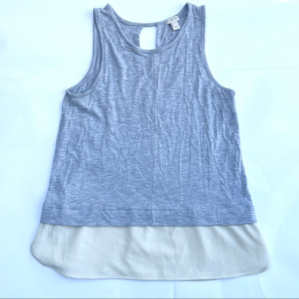 JCrew Sleeveless Blouse Grey Tank top